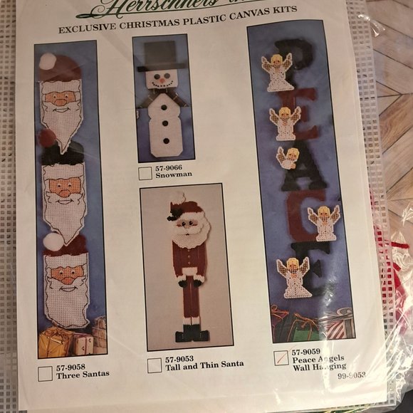 HERRSCHNERS plastic Canvas Kit Peace Angels - Picture 4 of 4